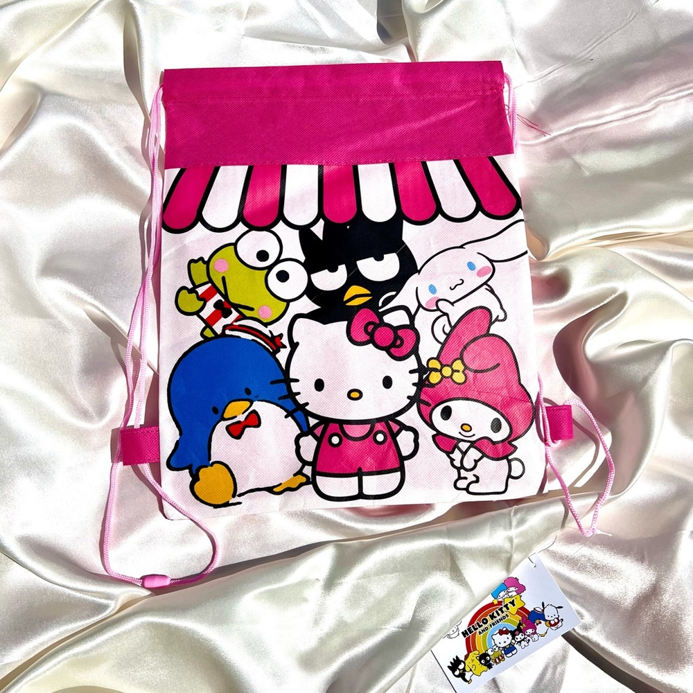 Sanrio hello kitty friends draw string backpack